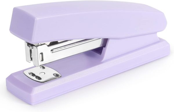 Stapler, Office Stapler, Stapler for Desk Portable Durable Staplers Office Supplies (Purple)